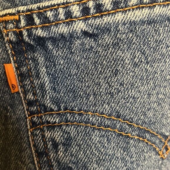 Levi's Vintage Orange Tab 912 Slim Fit Tapered Leg Size Women's 10 Short - Picture 9 of 11
